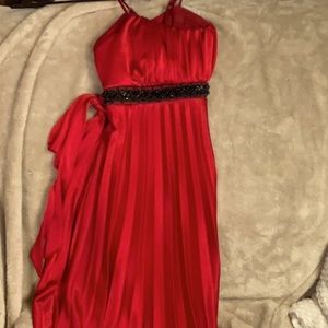 Speechless sequined pleated mini dress